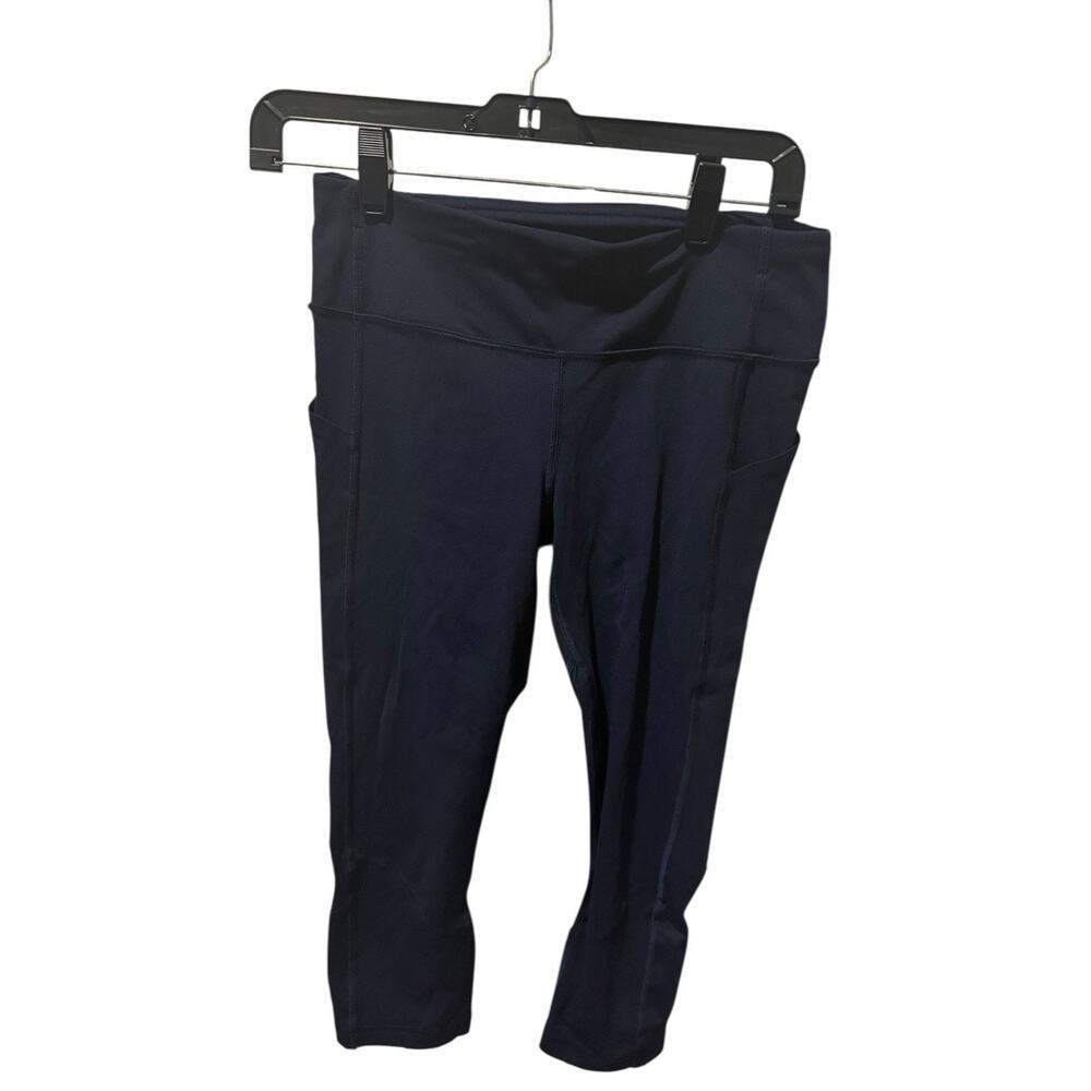 lululemon Women’s Cropped Leggings – Navy Blue – Size 6